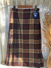 Load image into Gallery viewer, Vintage 70's Scottish Wool Tartan Kilt Skirt (Tags Still On)