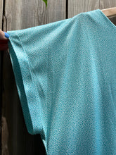 Load image into Gallery viewer, Vintage 80&#39;s Teal Polk a Dot Print Shift Dress