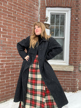 Load image into Gallery viewer, Vintage 60&#39;s Salt &amp; Pepper Wool Coat (2XL)