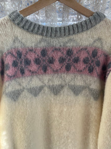 Vintage 80's Icelandic Wool Knit Sweater