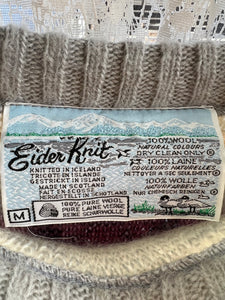 Vintage 80's Icelandic Wool Knit Sweater