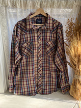 Load image into Gallery viewer, Vintage 90&#39;s Plaid Cotton Western Pearl Snap Shirt (&quot;Men&#39;s&#39; XXL)