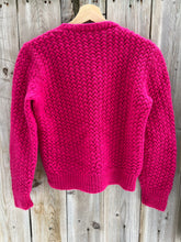 Load image into Gallery viewer, Vintage 90&#39;s Hot Pink Wool Knit Sweater (&quot;Women&#39;s&quot; Small)