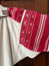 Load image into Gallery viewer, RARE! 1930&#39;s One Of a Kind, Homespun Hemp Hand Embroidered Slavic Folk Dress (Vyshyvaka)