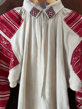 Load image into Gallery viewer, RARE! 1930&#39;s One Of a Kind, Homespun Hemp Hand Embroidered Slavic Folk Dress (Vyshyvaka)