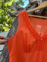 Load image into Gallery viewer, Vintage 60&#39;s Persimmon Babydoll Slip Dress/Nighty (XXL)