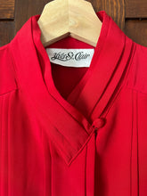 Load image into Gallery viewer, Vintage 80&#39;s Red Statement Blouse (Medium)