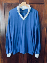 Load image into Gallery viewer, Vintage 90&#39;s Blue Cotton Collared Shirt (&quot;Mens&quot; L)