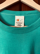 Load image into Gallery viewer, Vintage 90&#39;s Teal Cotton Crew Neck Shirt (&quot;Mens&quot; XL)