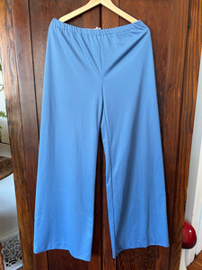 RARE Vintage 70's Powder Blue Tunic & Pant Set (Medium)