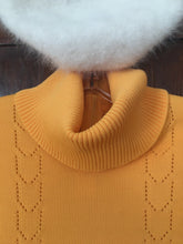 Load image into Gallery viewer, Vintage 60&#39;s Saffron Beatnik Turtleneck (S-M)