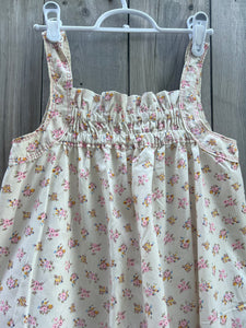 Vintage 70's Handmade Cotton Floral Smock Dress (WITH POCKETS!) (XS-S)