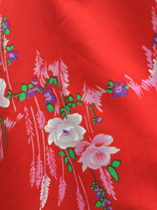 Vintage 70's Hawaiian Floral Halter Dress (S)