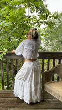 Load image into Gallery viewer, Antique Victorian (1890&#39;s) White Cotton Batiste &amp; Lace Shirt Waist/Blouse