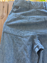 Load image into Gallery viewer, Vintage 70&#39;s Denim Mid Rise Wide Leg Jeans With Cuffs