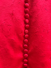 Load image into Gallery viewer, Vintage 70&#39;s Red Gothic Top