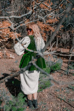 Load image into Gallery viewer, RARE Antique 1920&#39;s Homemade Ukrainian Vest (Korsetka) in Forest Green