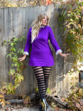 Load image into Gallery viewer, Vintage 60&#39;s Purple Go-Go Micro Mini Dress