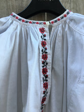 Load image into Gallery viewer, Vintage 1930&#39;s Ukrainian Homespun Cotton Embroidered Dress (Vyshyvanka)