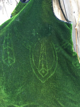 Load image into Gallery viewer, RARE Antique 1920&#39;s Homemade Ukrainian Vest (Korsetka) in Forest Green