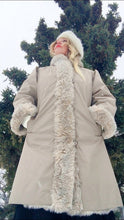 Load image into Gallery viewer, Vintage 80&#39;s Reversible Faux Fur Coat