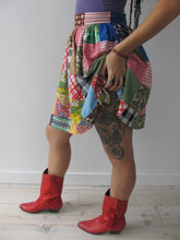 Load image into Gallery viewer, Vintage 60&#39;s Multi-Coloured Patchwork Skirt